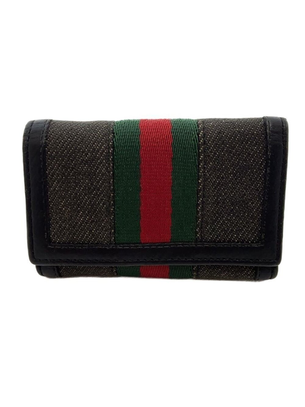 Gucci Key Case Wallet Ring Inside Black
